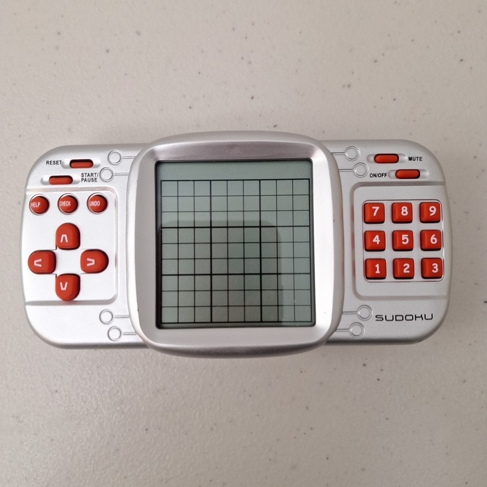 Vintage SUDOKU Electronic Handheld Game w/ Help and Hint Features TESTED