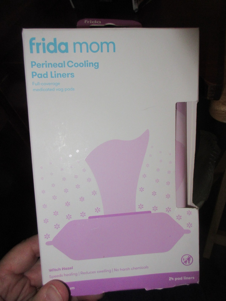 Frida Mom Perineal Cooling Pad Liners, For Postpartum Care, 24 Liners