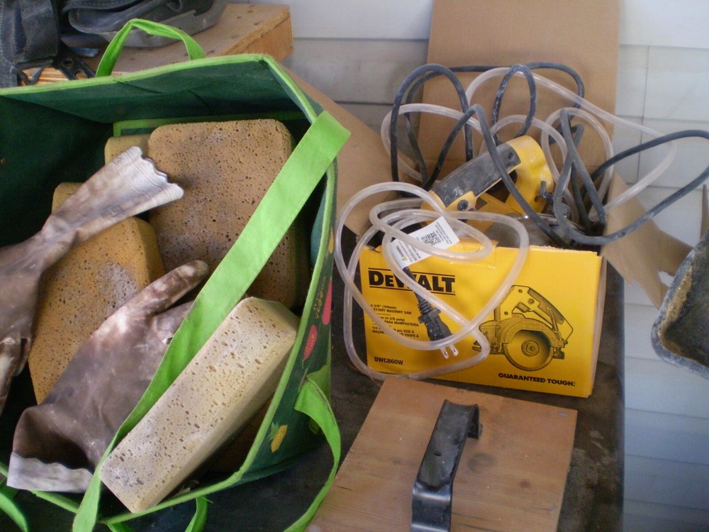 Rubi DT10 wet tile saw and everything else