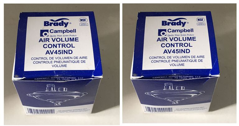 2 BRADY AIR VOLUME CONTROLLERS