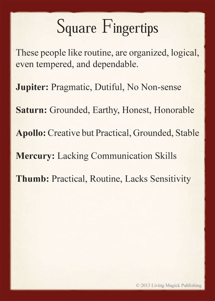 Palmistry Learning Cards - Living Magick Learning Cards - Self Study Flash Cards