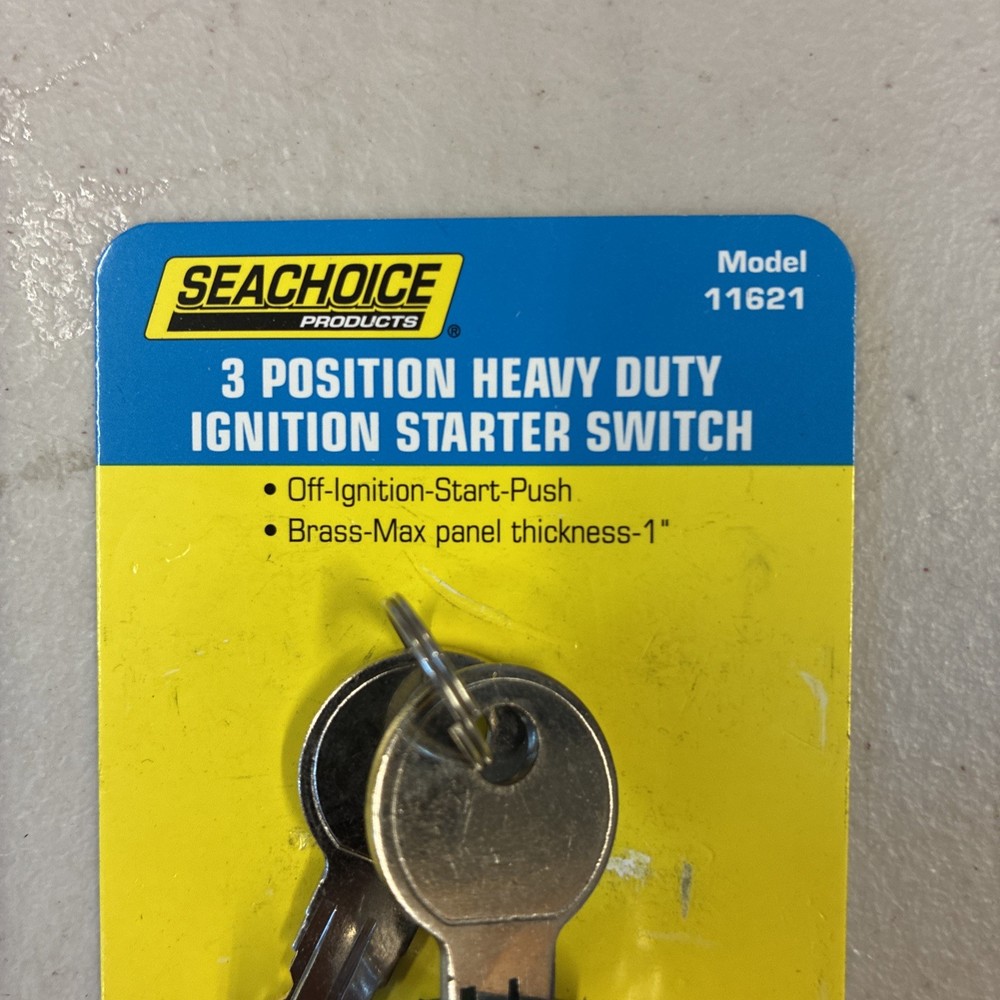 Seachoice 3-Position Heavy Duty Ignition Starter Switch
