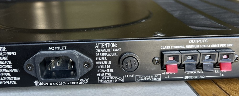 SAMSON SERVO 120 STEREO POWER AMPLIFIER Rack Mounted, Tested Working