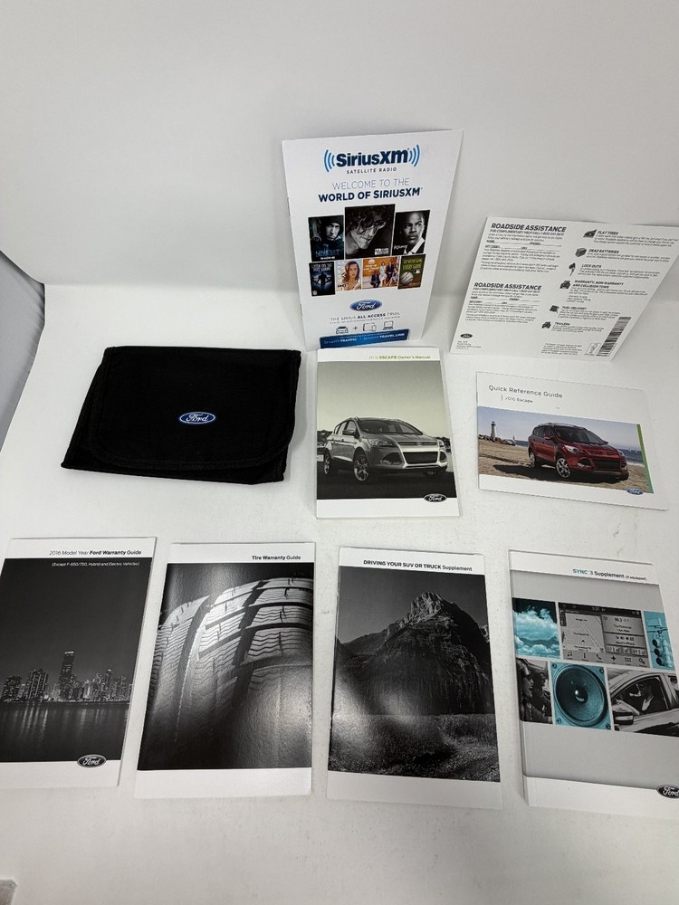 2016 Ford Escape Owners Manual OEM Set