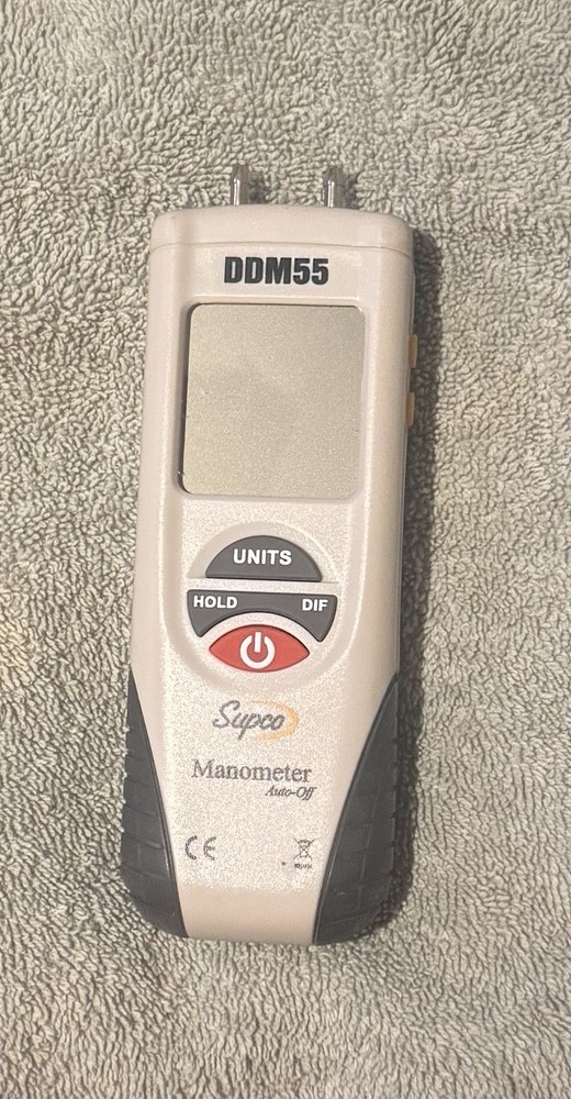 Supco Digital Dual Differential Manometer DDM55