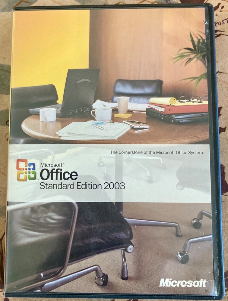 Microsoft Office Standard Edition 2003 Excel Word PowerPoint Outlook MS Complete
