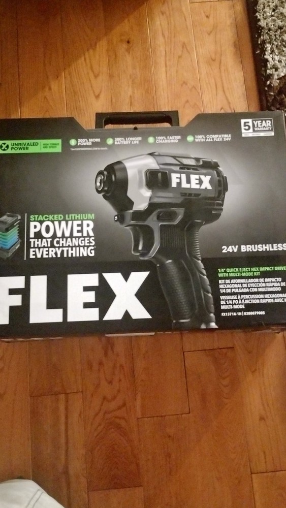 Flex FX1371A-1H 24V Impact Driver - Gray