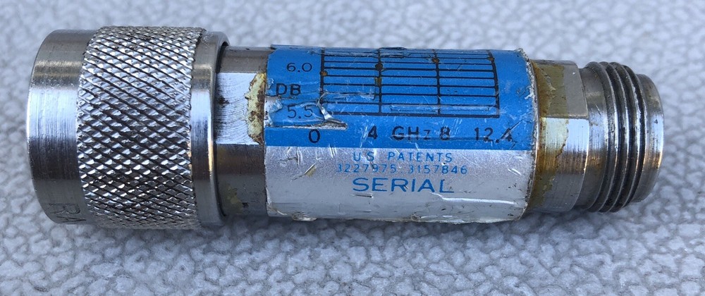 HP 8491A 6dB Attenuator DC-12.4GHz N Type