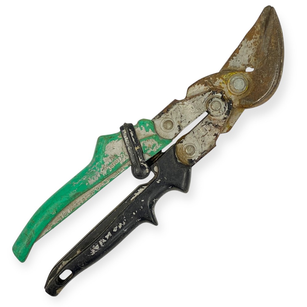 Malco M2007 Max 2000 Right Cut Offset Aviation Snips, Made in USA