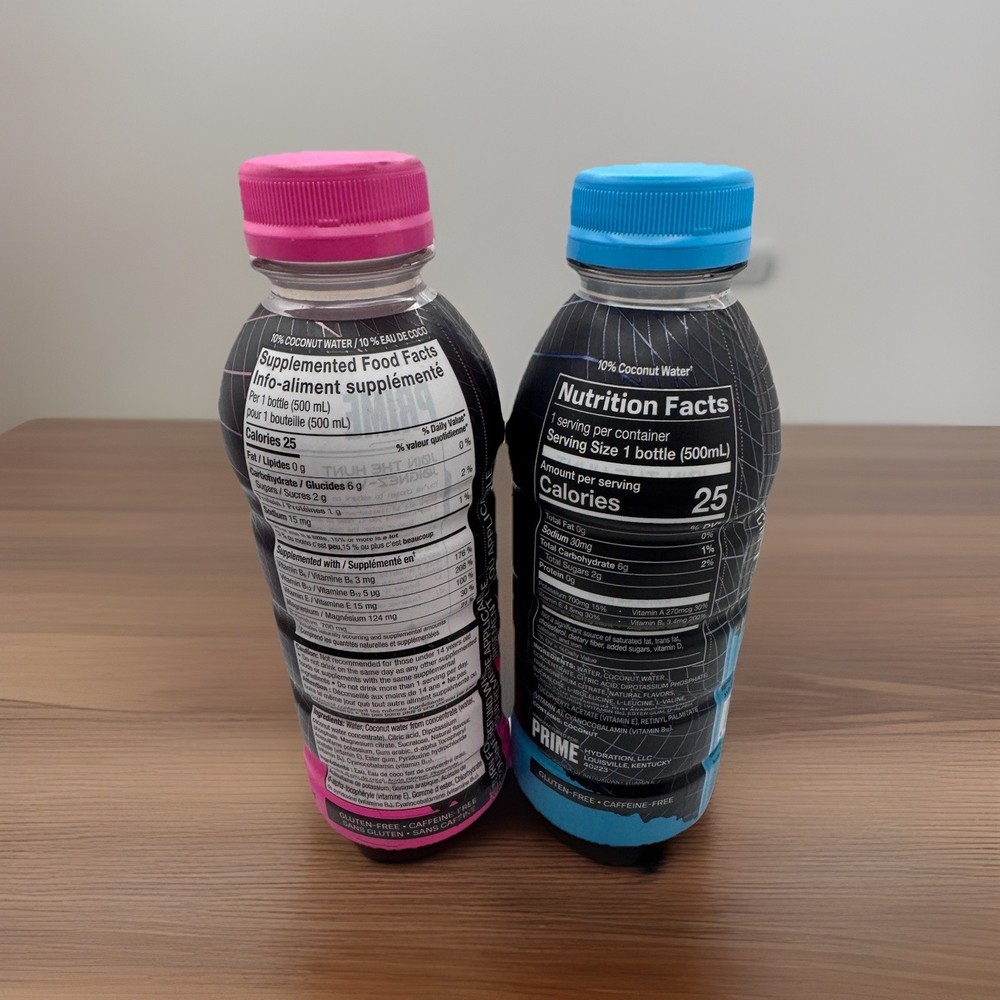 Prime Hydration X Limited Edition 2-Pack – 2 Different Bottles – NEW & Sealed