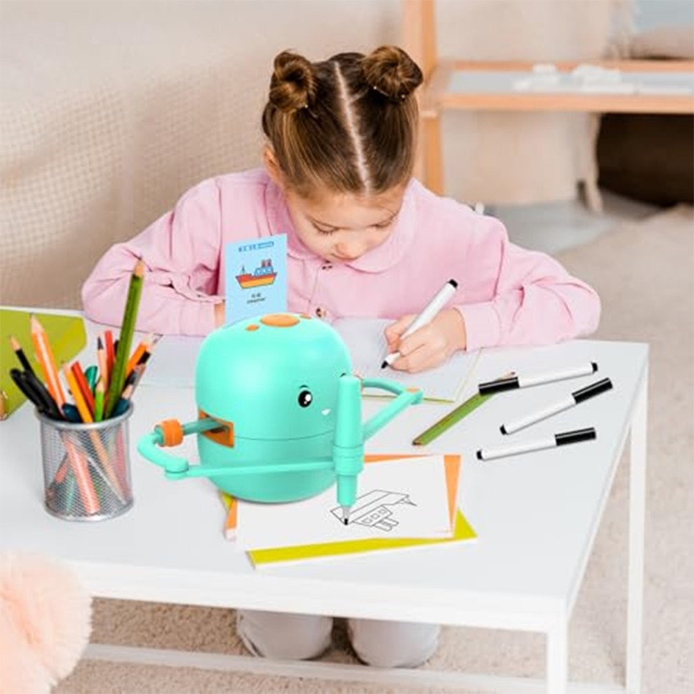 Drawing Robot Pen 18-Pieces Smooth Writing Paint Tools Educational