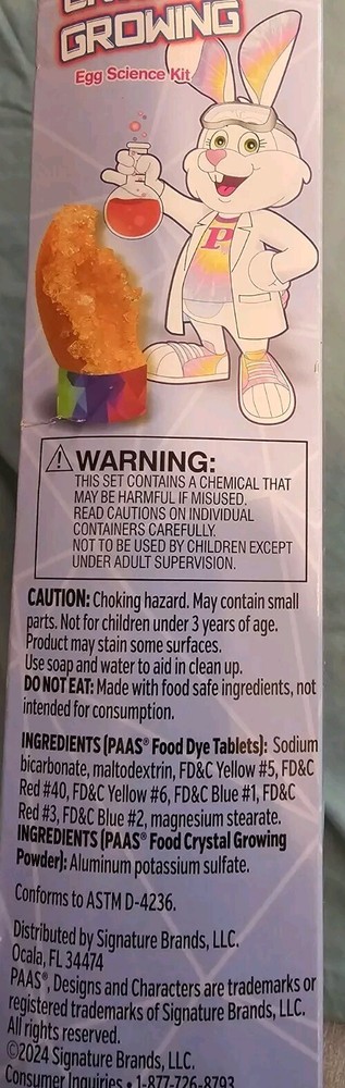 PAAS Eggsperiment Crystal Growing Eggs