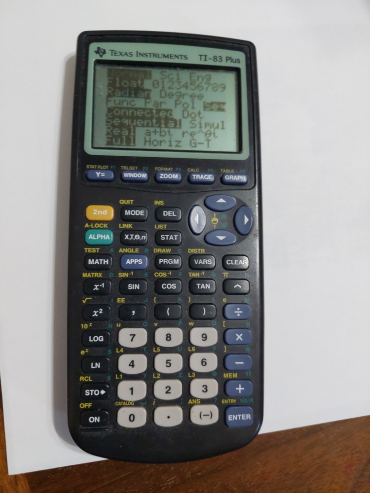 texas instruments ti-83 plus calculator