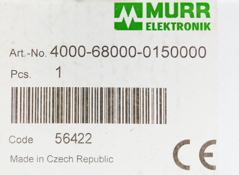 Murr Elektronik 4000-68000-0150000 Front Panel Interface -Unused/Original Packaging-