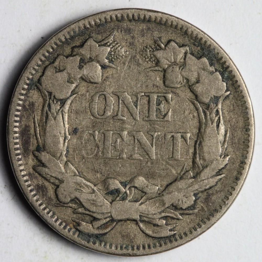 1857 Flying Eagle Cent Penny VF E188 UNE