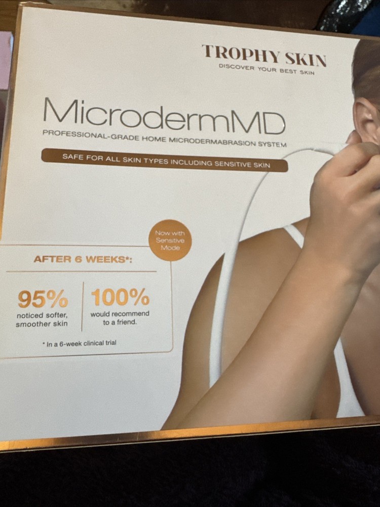 Trophy Skin Microderm MD TSMDD02 Microdermabrasion System White New