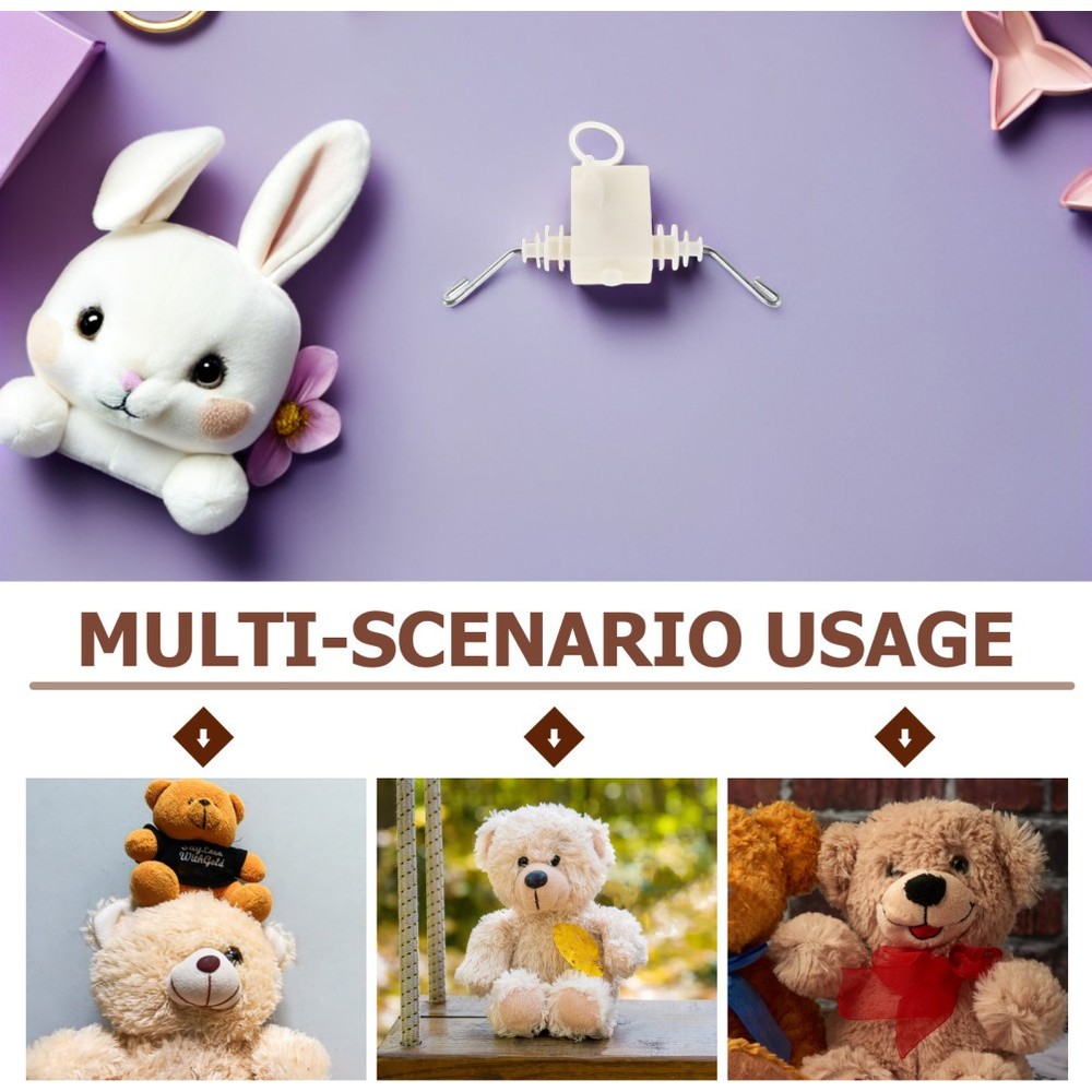 8 Pcs Pull String Toy Plush Mechanism Parts DIY Leg Movement Kit