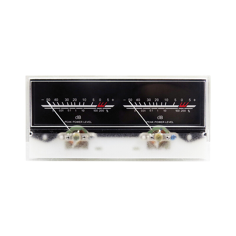 VU Meter Double Pointer Audio Amplifier Board Sound Level With Driver Board