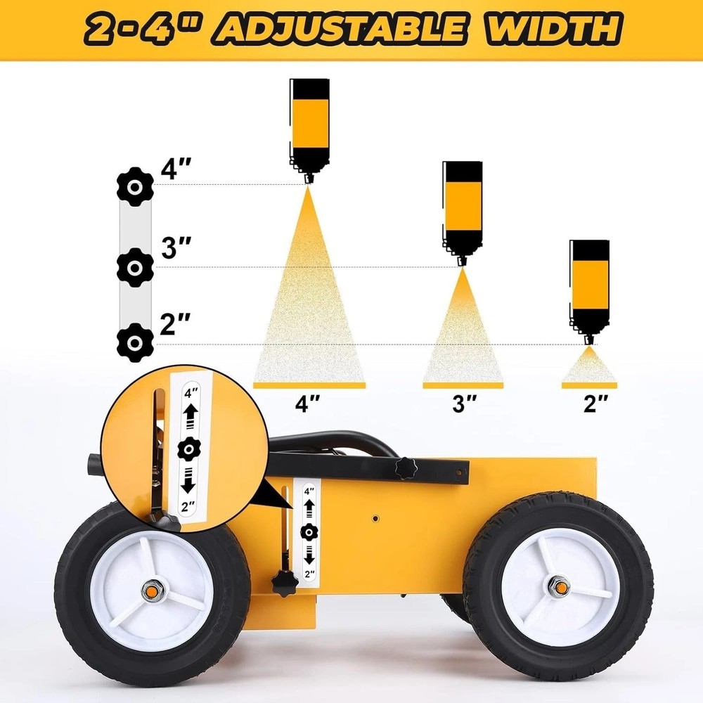 Professional Parking Lot Striper 28" Machine