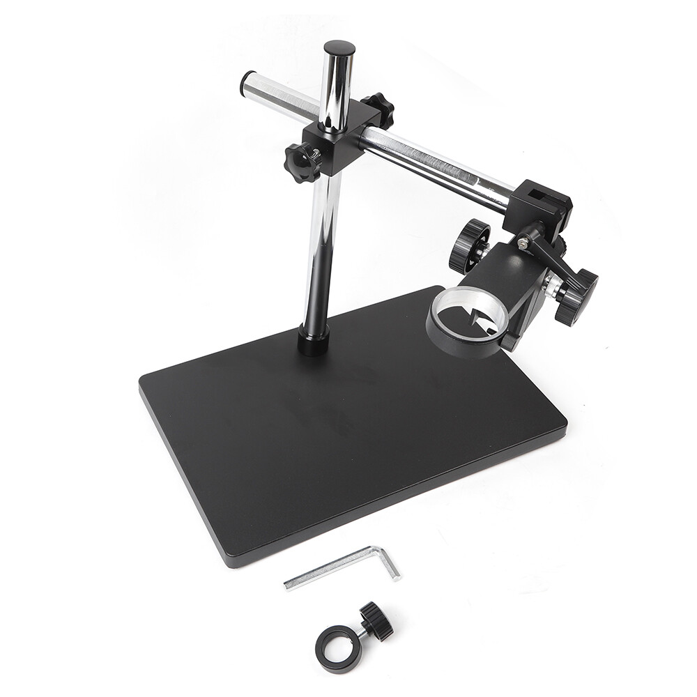 Adjustable Microscope Boom Stand Heavy Duty Large Stereo Arm Table Stand Holder