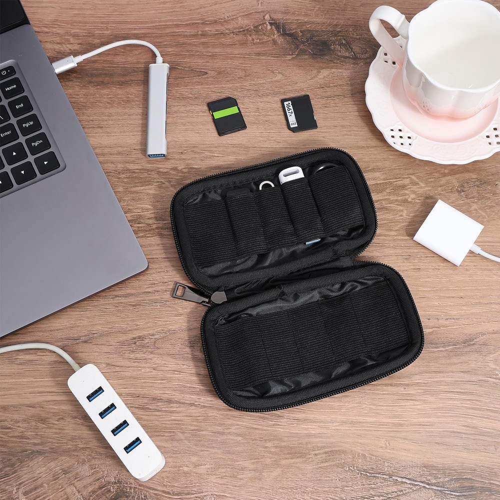 10 Slots Flash Drive Case USB Storage Bag Portable Thumb Drive USB Holder