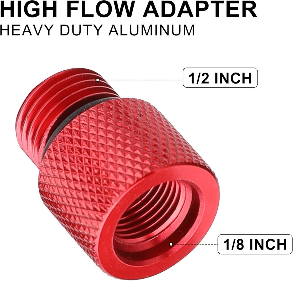 Professional 4-Piece Rubber Tip Set for Air Blow Guns - Enhanced Performance Kit