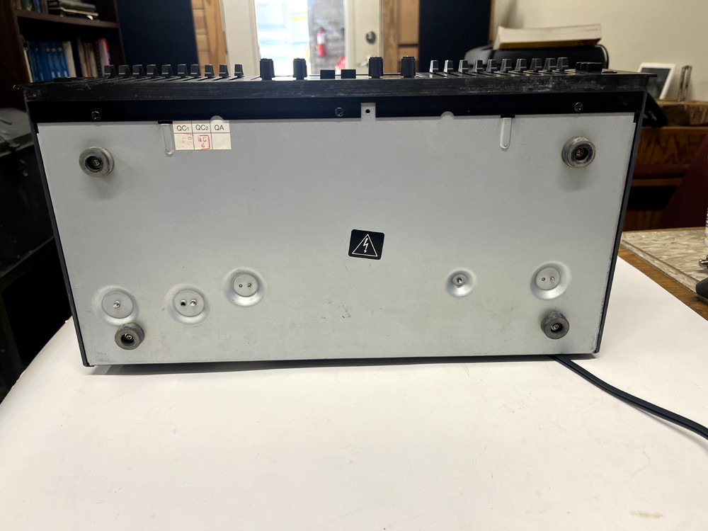 BSR EQ-3000 Stereo Frequency Graphic Equalizer Spectrum Analyzer - Black