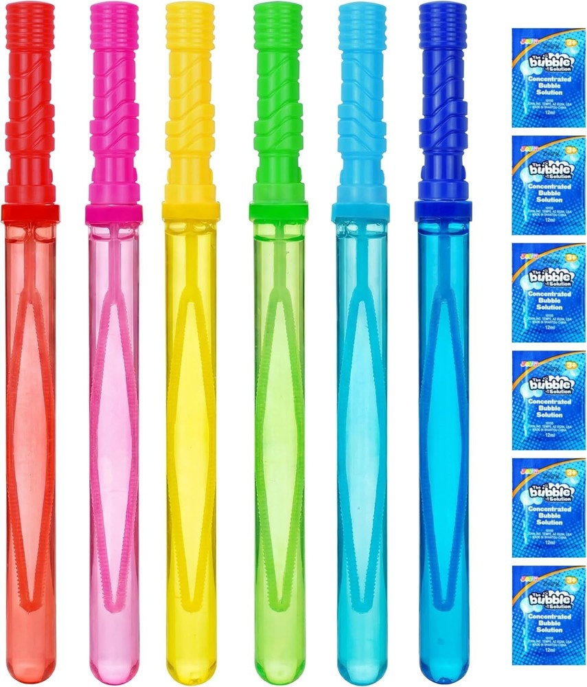 Bubble Fun Unleashed: 14.6” Kid-friendly Bubble Wands - Perfect for Parties