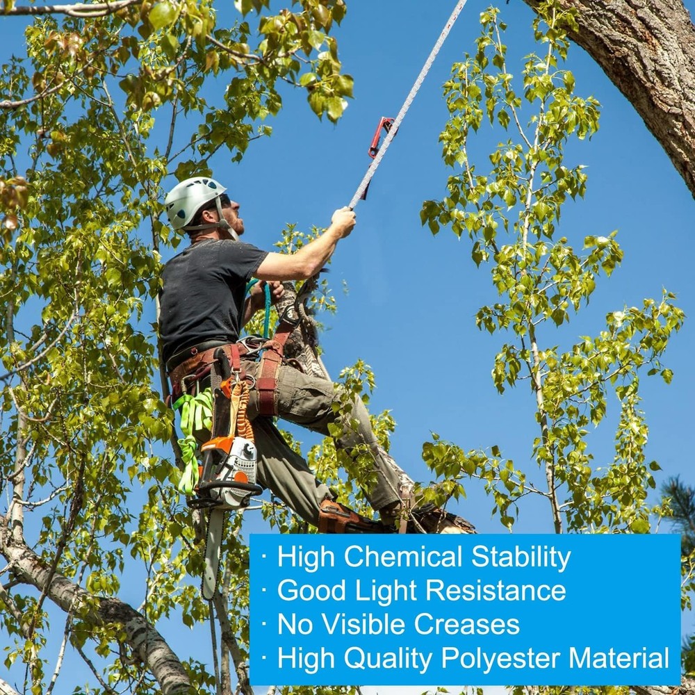 Arborist Bull Rope, High Strength Polyester Pulling and Multipurpose Rigging ...