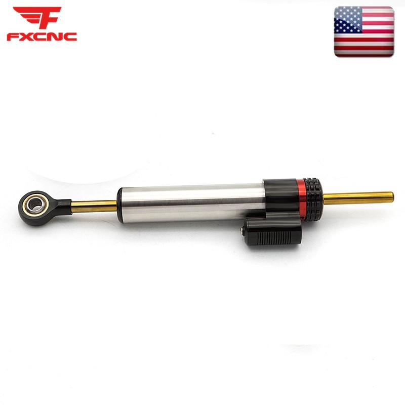 FXCNC Universal Steering Damper Linear Stabilizer Reversed Adjustable 255MM New