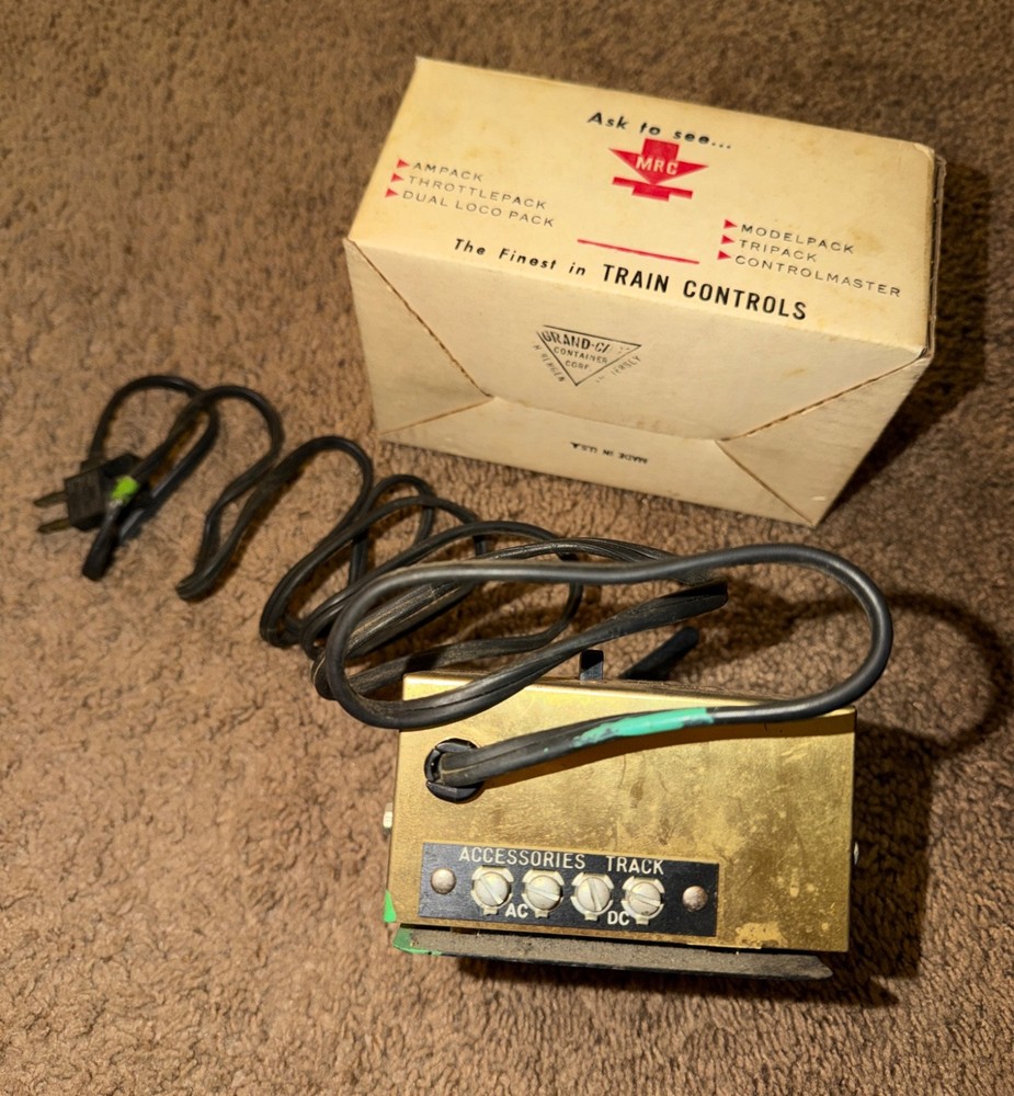 MRC Trainpack Model 100 Train Power Transformer HO Scale Speed Controller