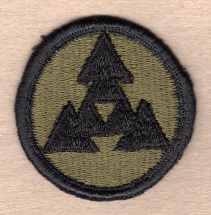 Army Patch: 3rd Logistical Command - subdued, merrowed edge