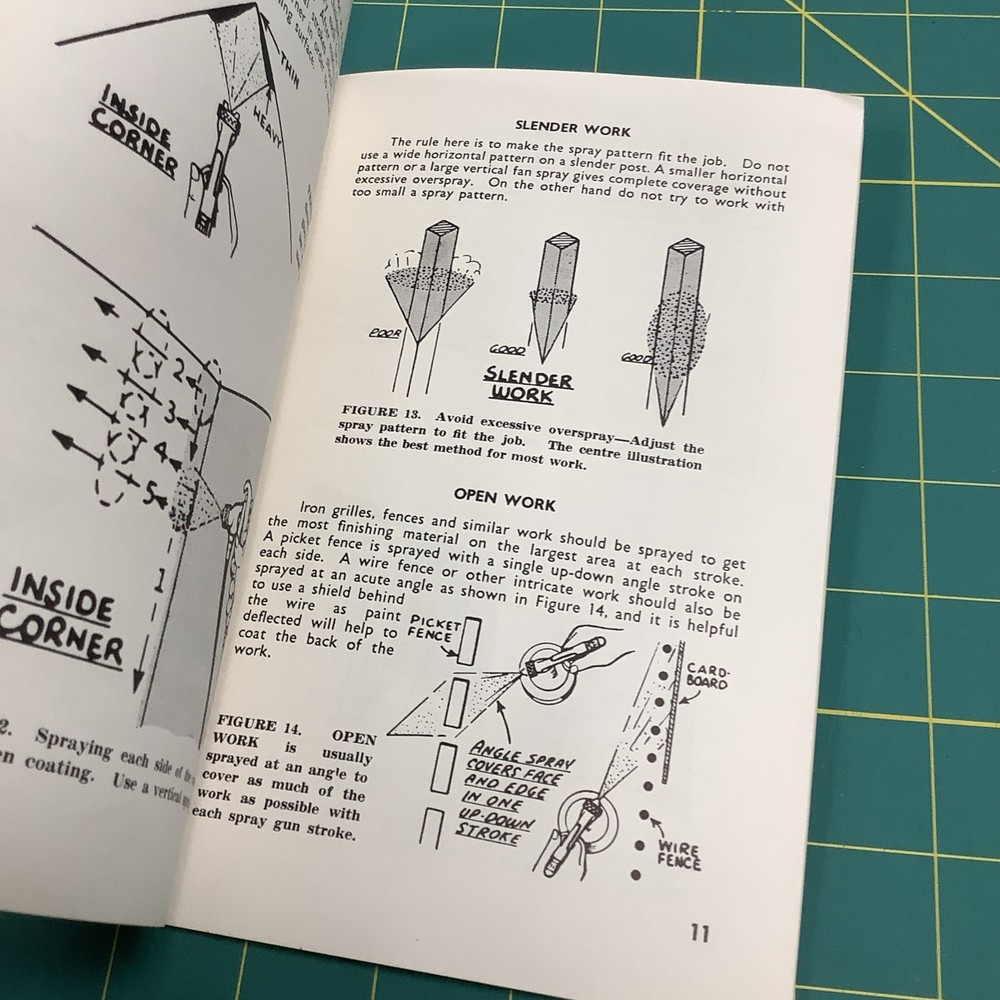 1954 Devilbiss Co. Spray Gun Motion Study Manual Spray Gun Guide
