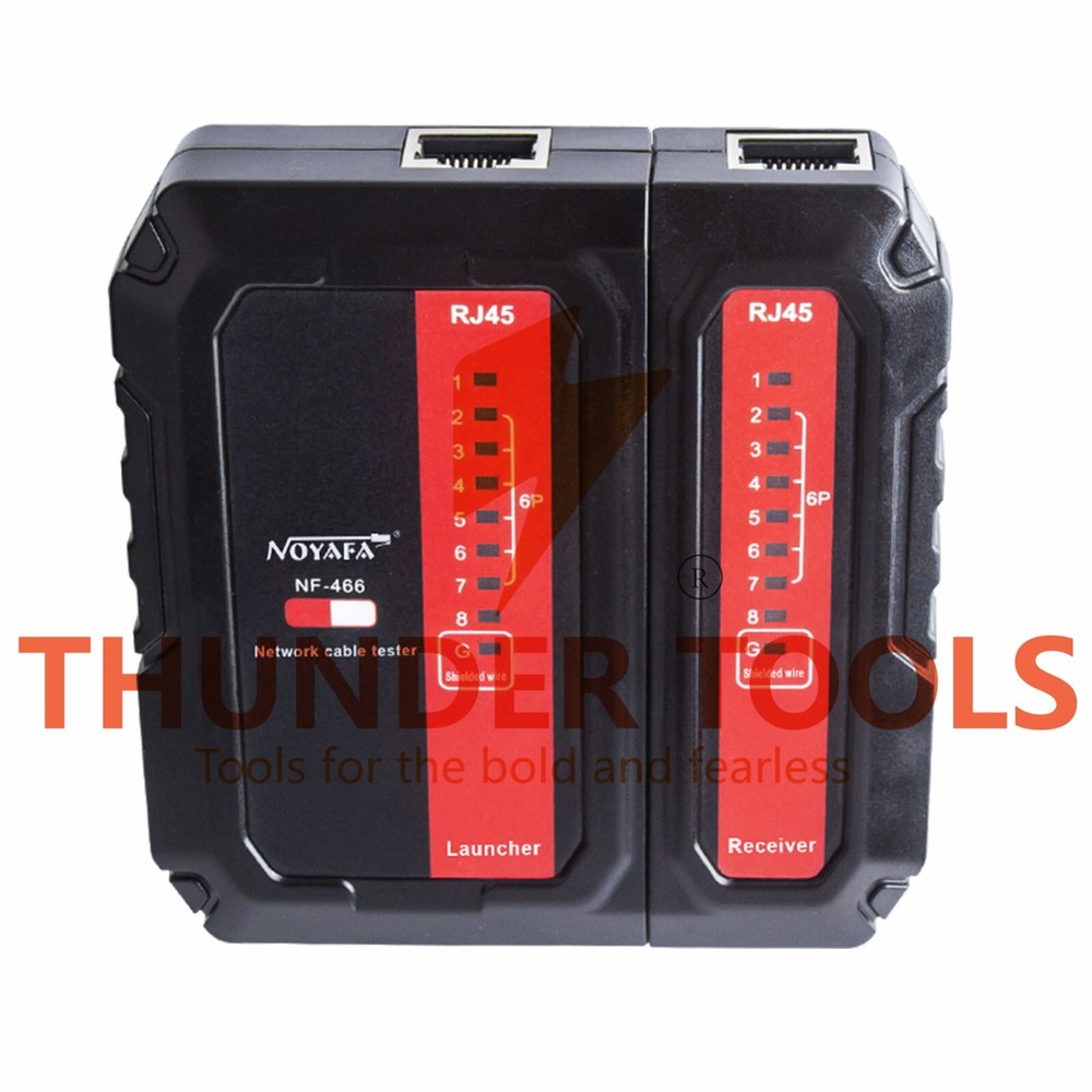 Thunder Tools NOYAFA NF-466 Network Cable Tester POE Wire Checker Launcher