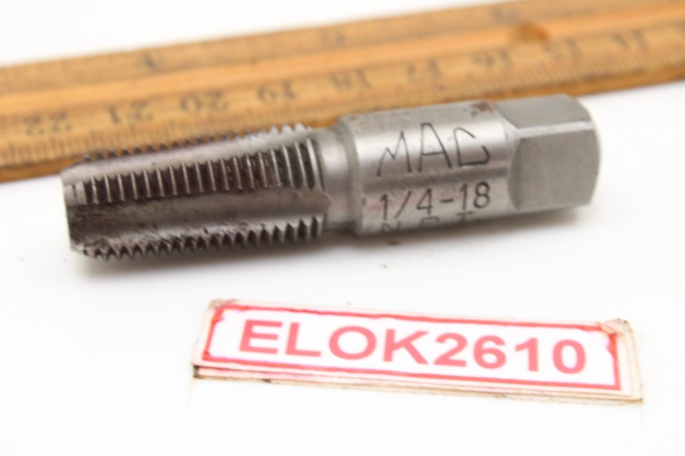 Mac Tools 1/4-18 NPT 7/16 Drill SAE Tap USA