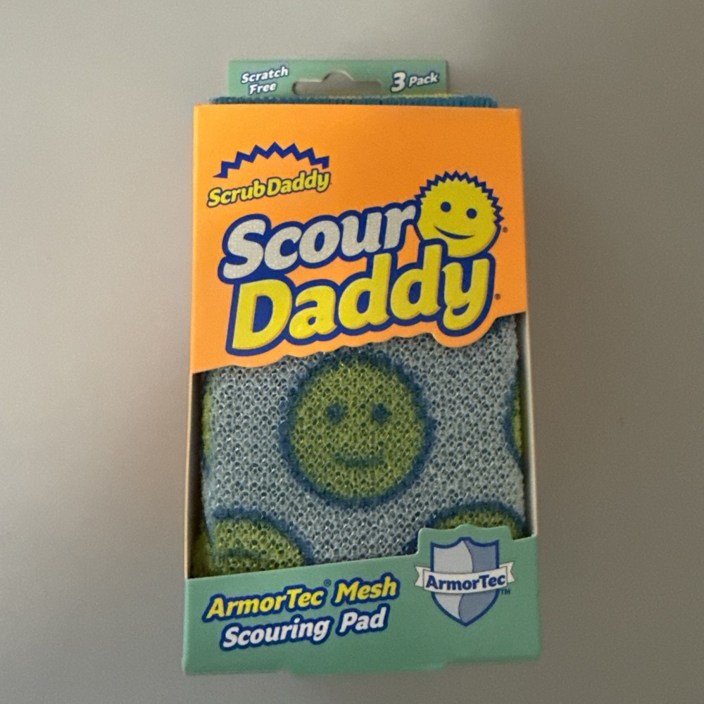 Scrub Daddy Scour Daddy Polymer Foam Scouring Pad (3-Pack) Sponge Scouring Clean
