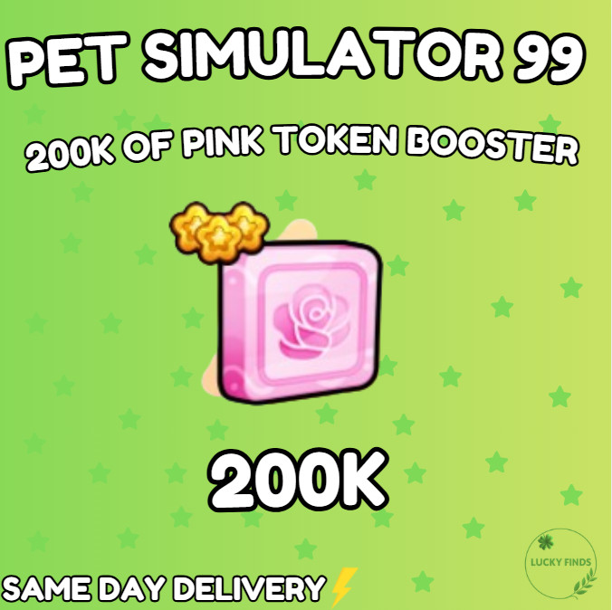 🔥💎200K PINK BOOSTS (PS99) 🔥PET SIMULATOR 99 - CHEAPEST!⚡💸