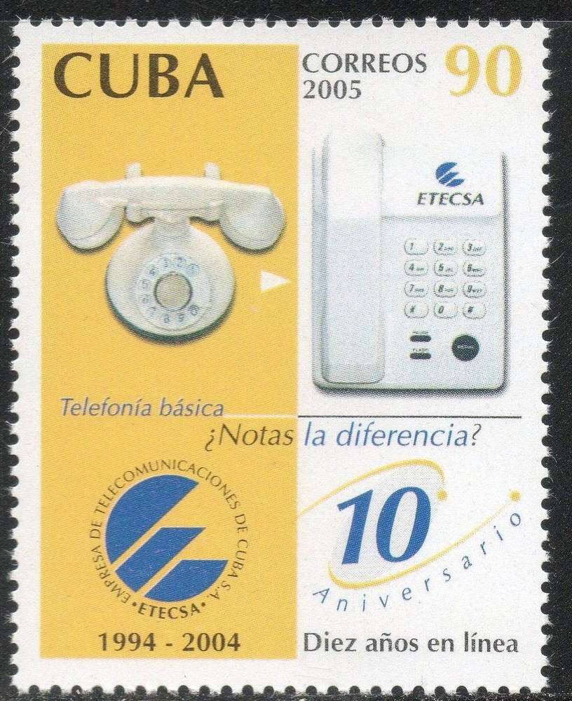 sCUBA Sc# 4465  TELECOMMUNICATIONS  telephone  2005  MNH
