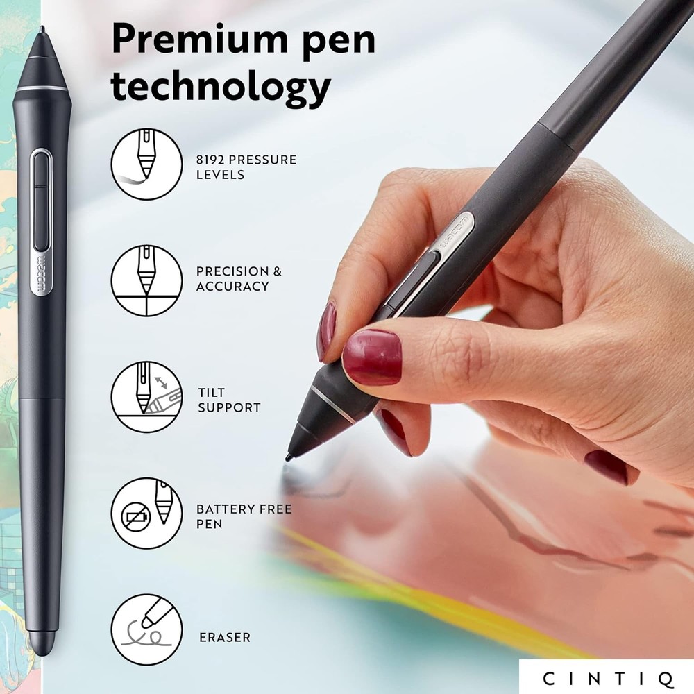 Wacom - Cintiq 16 Creative Pen Display Drawing Tablet - Scratch & Dent