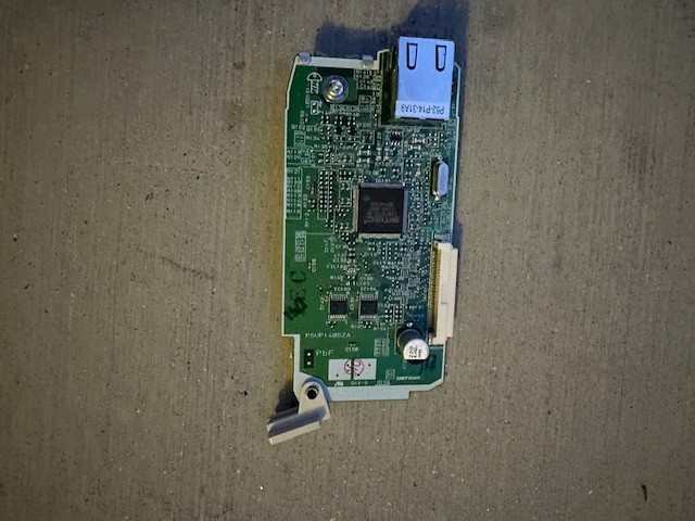 PANASONIC KX-TVA594 LAN CARD