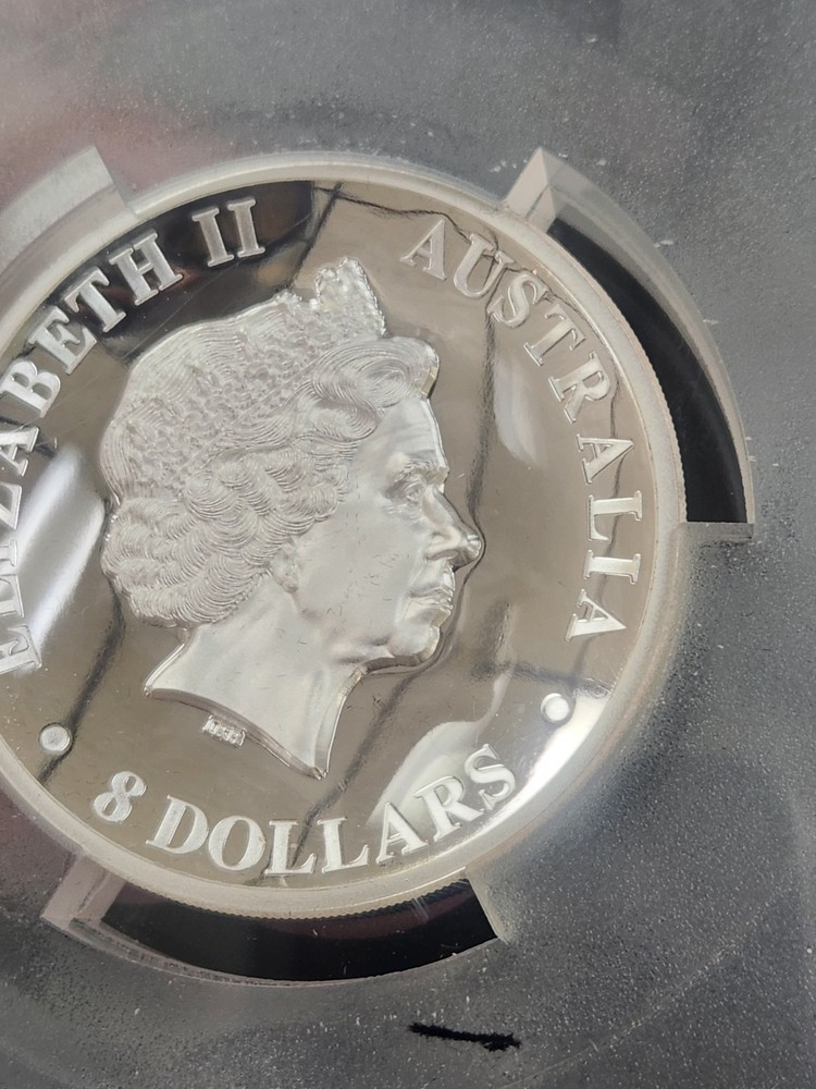 2014-P Australia $8 5oz Silver High Relief Wedge-Tailed Eagle PCGS Gem Proof