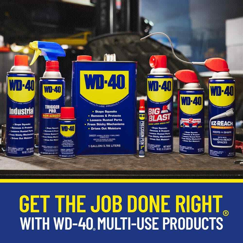 Multi Purpose Original WD-40 Formula 12oz Lubricant Spray 2-PACK w/. Smart Straw