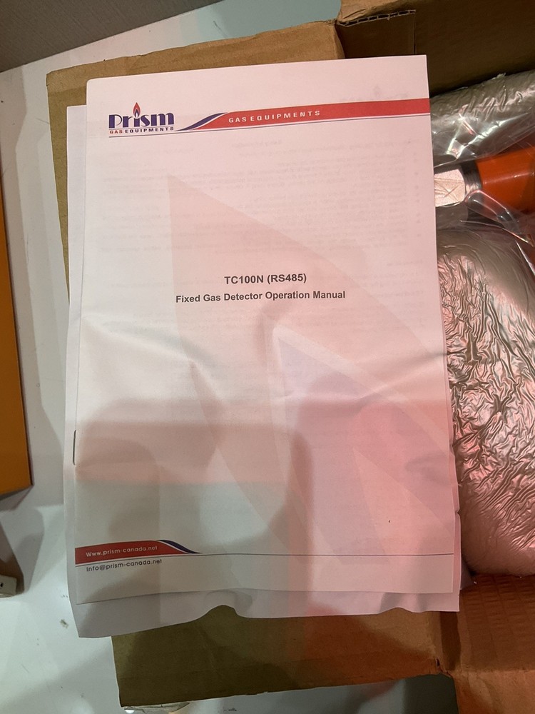 PRISM TC100N FIXED INDUSTRIAL GAS DETECTOR