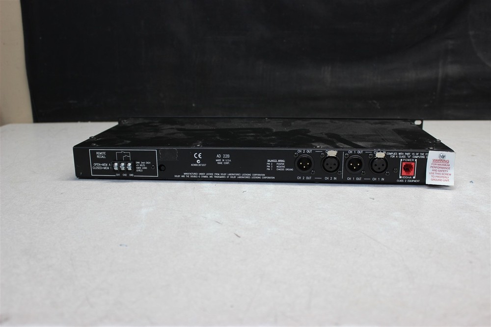 RANE AD 22B Audio Delay