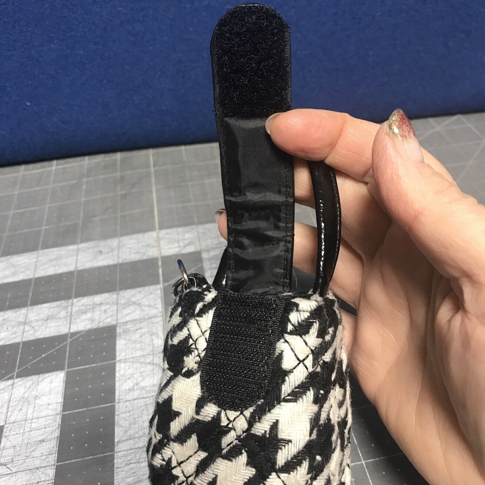 Longaberger Black Houndstooth Flip Phone Case
