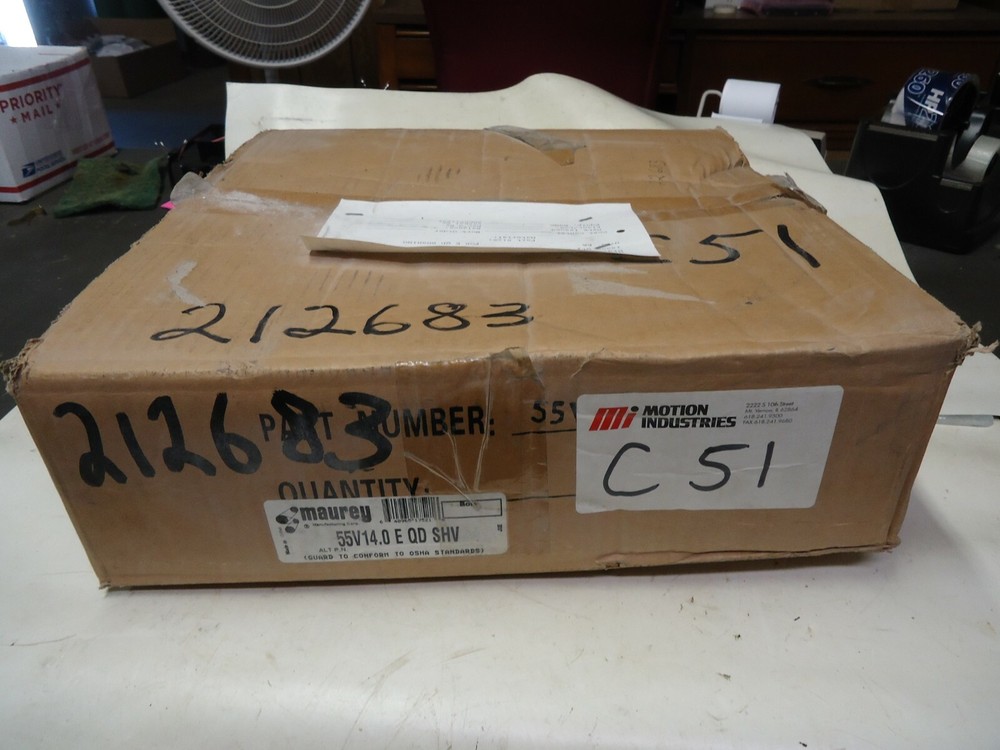 MAUREY 55V14.0 E QD SHEAVE "NEW"