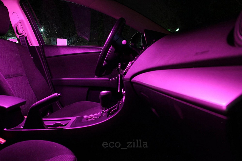Fits 2008-2014 Scion tC PINK LED Interior Light Accessories Replacement Kit 7 PC