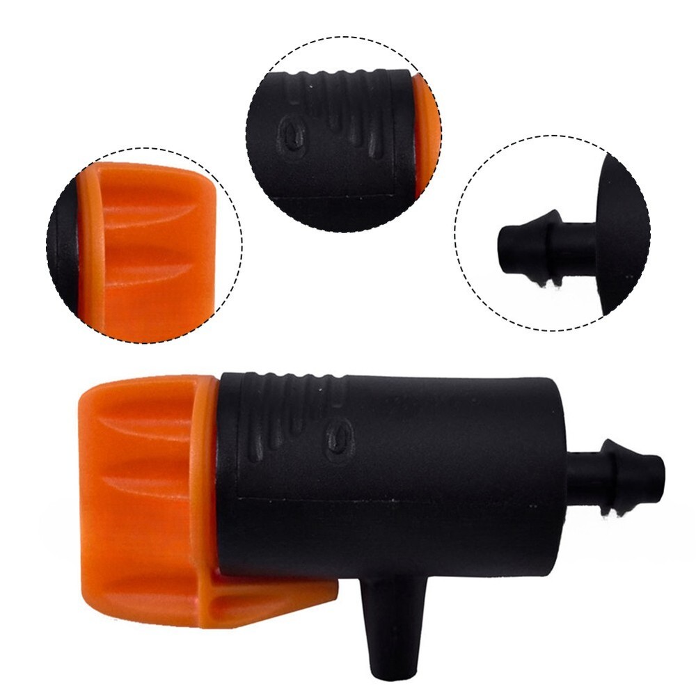 Adjustable Drip Head Efficient Water Distribution 60PC Water Drip Heads