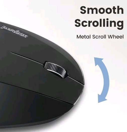 Perixx PERIDUO-813B US, Wireless Ergonomic Compact Keyboard & Vertical Mouse