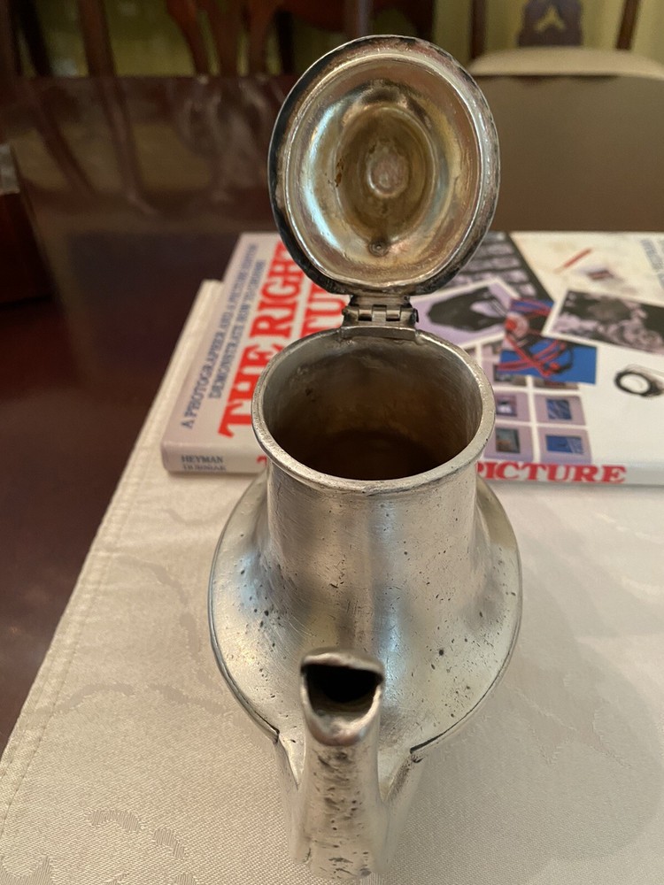 Vintage Reed & Barton Silver Soldered Kettle With Hinged Lid 18oz